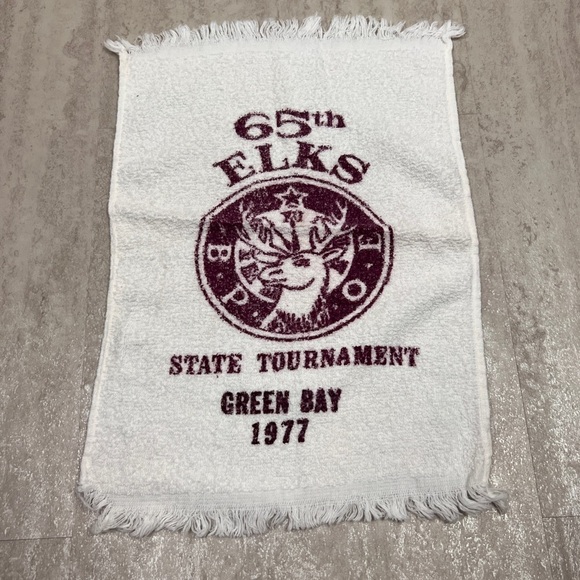Elks Lodge golf towel 1977 - Picture 1 of 4